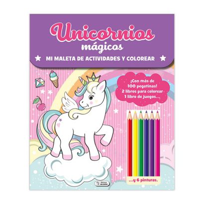 MALETA DE ACTIVIDADES Y COLOREAR UNICORNIOS