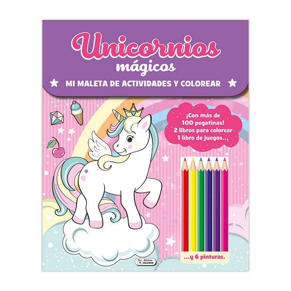 MALETA DE ACTIVIDADES Y COLOREAR UNICORNIOS