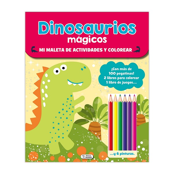 DINOSAURIOS MAGICOS MI MALETA DE ACTIVIDADES Y COLOREAR ESTUCHE
