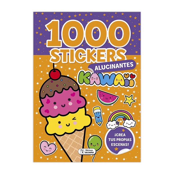 1000 STICKERS ALUCINANTES KAWAII