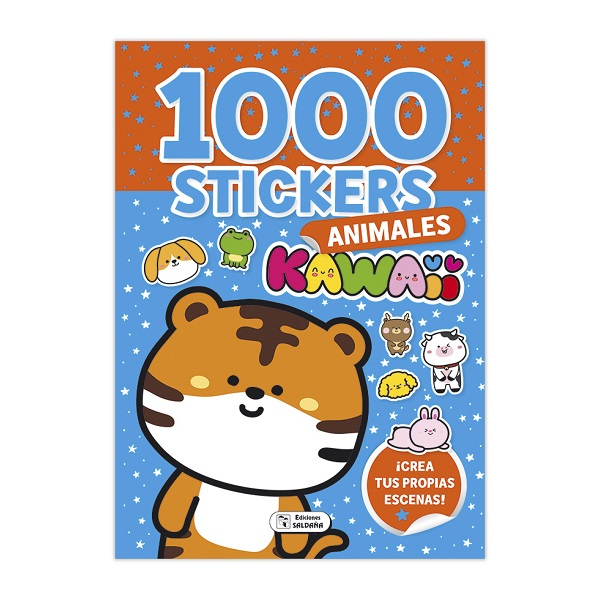 1000 STICKERS ANIMALES KAWAII