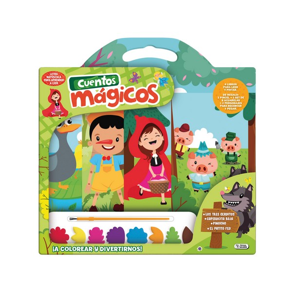 A COLOREAR Y DIVERTIRNOS CUENTOS MAGICOS