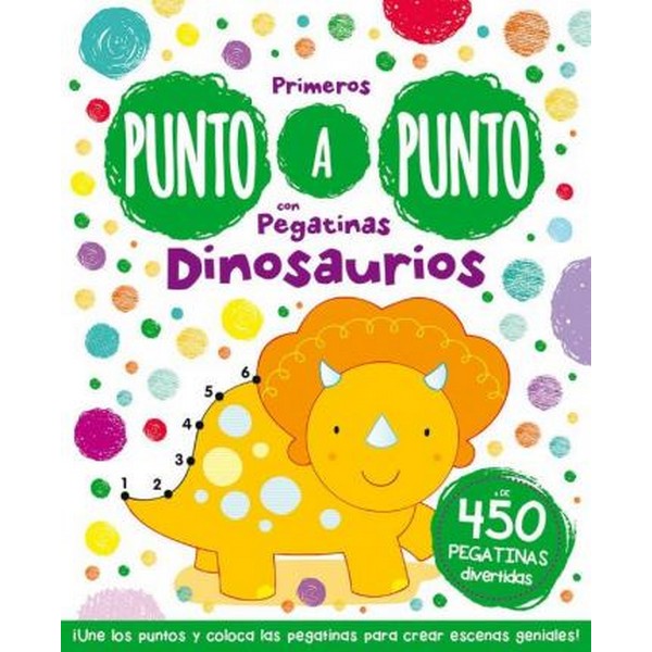 PUNTO A PUNTO CON PEGATINAS DINOSAURIOS