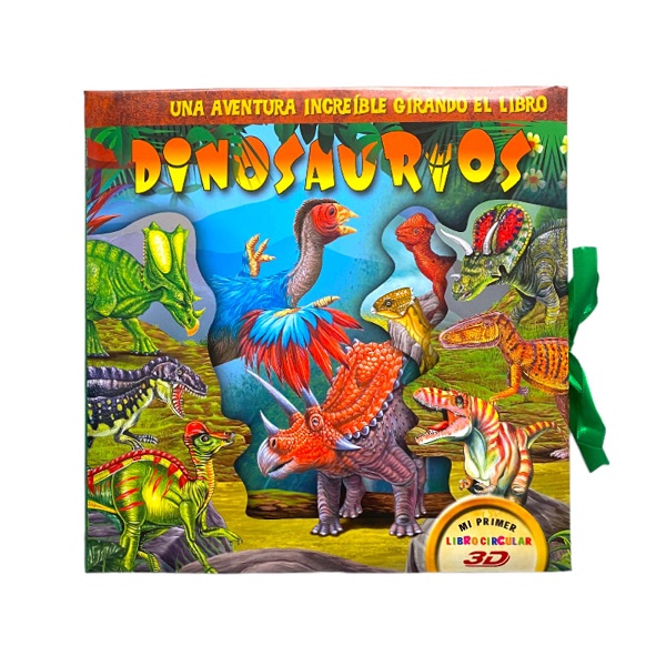DINOSAURIOS UNA AVENTURA INCREIBLE GIRANDO EL LIBRO 3D