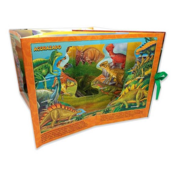 DINOSAURIOS UNA AVENTURA INCREIBLE GIRANDO EL LIBRO 3D - Imagen 2