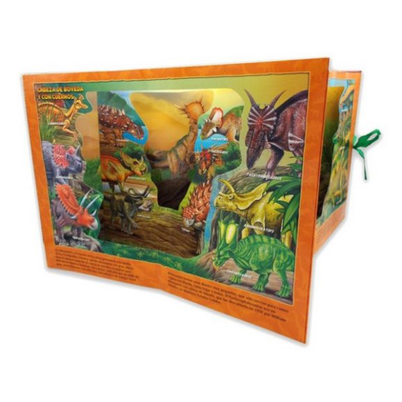 DINOSAURIOS UNA AVENTURA INCREIBLE GIRANDO EL LIBRO 3D - Imagen 3