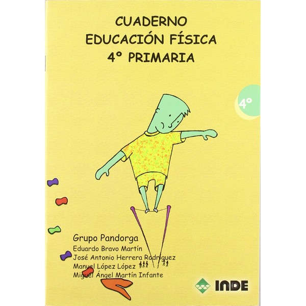 CUADERNO EDUCACION FISICA 4 DE PRIMARIA