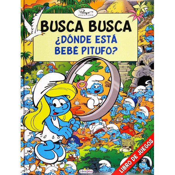PITUFOS BUSCA BUSCA DONDE ESTA BEBE PITUFO