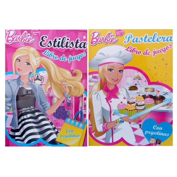 BARBIE QUIERO SER PACK X 2 (ESTILISTA VARIOS AUTORES PASTELERA)