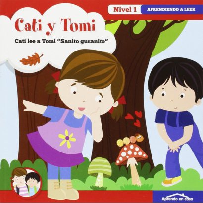 CATI Y TOMI CATI LEE A TOMI SANITO GUSANITO COL APRENDIENDO A LEER
