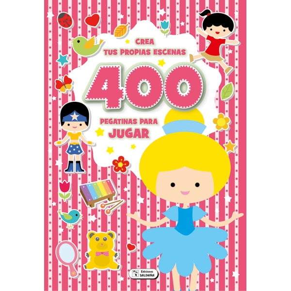 CREA TUS PROPIAS ESCENAS 400 PEGATINAS DE NIÑAS SUPERPANORAMICOS