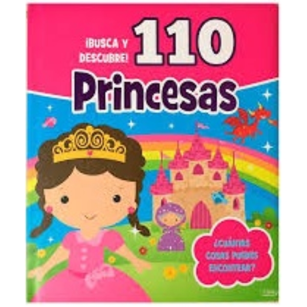 110 PRINCESAS BUSCA Y DESCUBRE