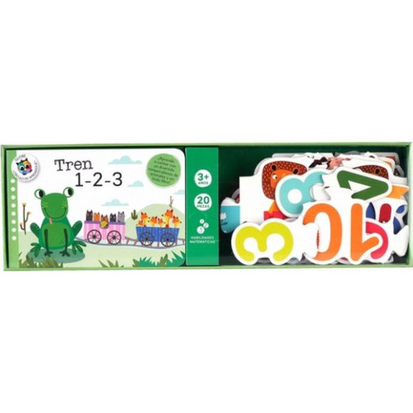 TREN 123 ESTUCHE + PUZZLE