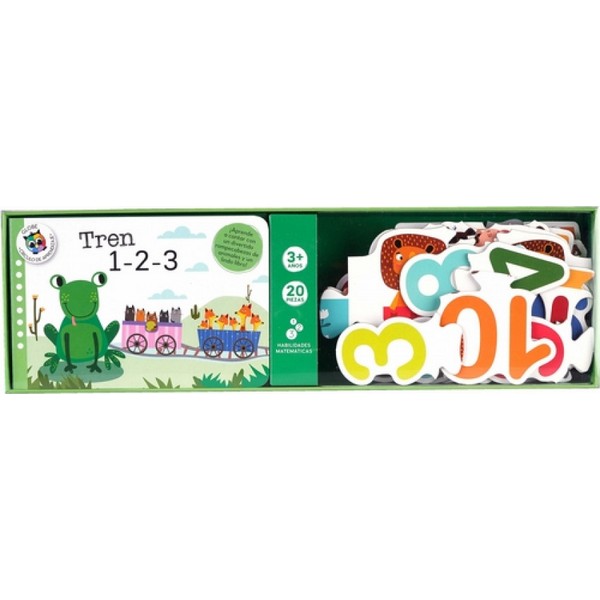 TREN 123 ESTUCHE + PUZZLE