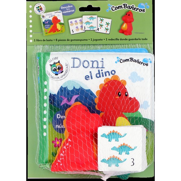 DONI EL DINO DESCUBRE LOS NUMEROS LIBRO DE BAÑO
