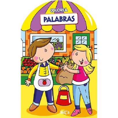 PALABRAS COLOREA (PINTA DE COLORES LIBROS CASITA)