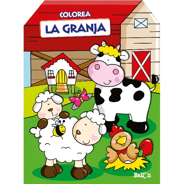 GRANJA COLOREA (PINTA DE COLORES LIBROS CASITA)
