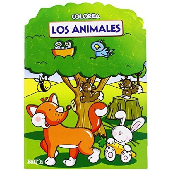 ANIMALES COLOREA (PINTA DE COLORES LIBROS CASITA)