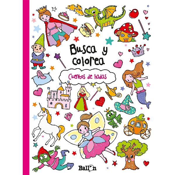 BUSCA Y COLOREA CUENTOS DE HADAS
