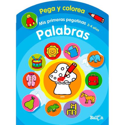 MIS PRIMERAS PEGATINAS 2VARIOS AUTORES4 AÑOS PALABRAS