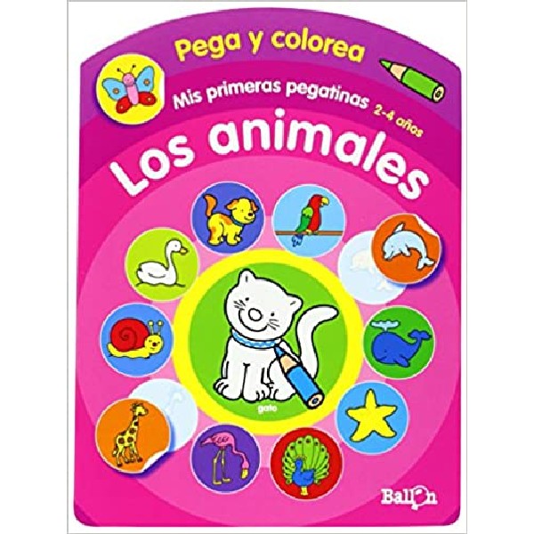 MIS PRIMERAS PEGATINAS 2VARIOS AUTORES4 AÑOS ANIMALES
