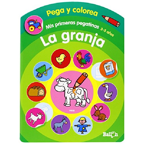 MIS PRIMERAS PEGATINAS 3VARIOS AUTORES5 AÑOS GRANJA