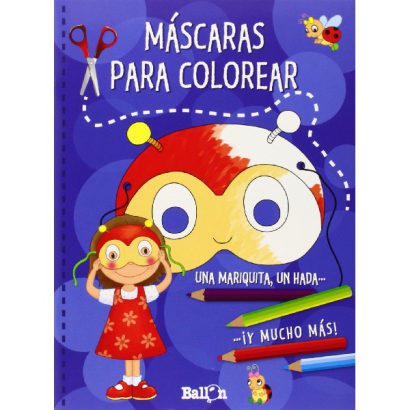 MASCARAS PARA COLOREAR AZUL