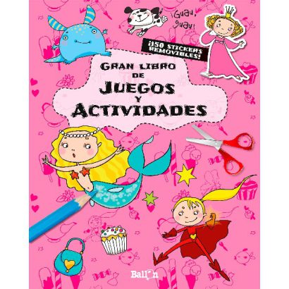 GRAN LIBRO DE JUEGOS Y ACTIVIDADES ROSA
