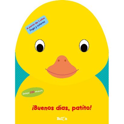 BUENOS DIAS PATITO PEGA Y COLOREA