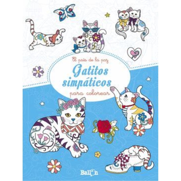 GATITOS SIMPATICOS PARA COLOREAR