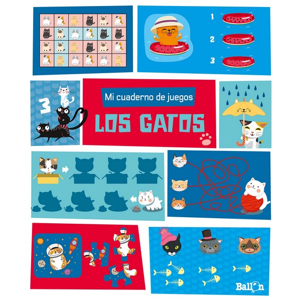 GATOS CUADERNO DE JUEGOS