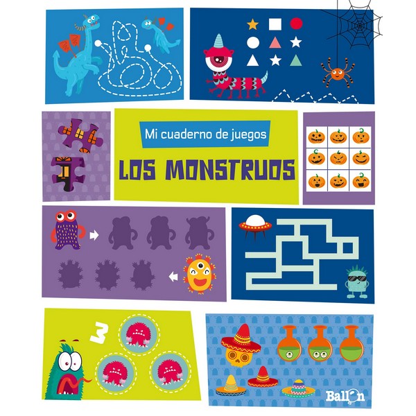 MONSTRUOS MI CUADERNO DE JUEGOS