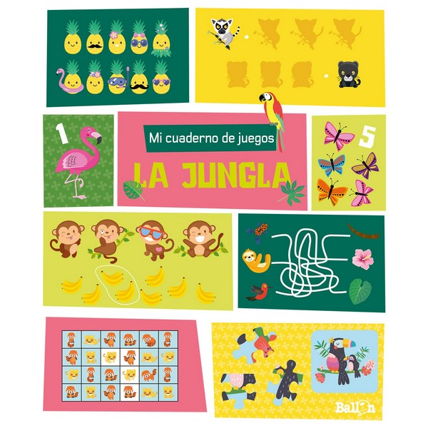JUNGLA MI CUADERNO DE JUEGOS