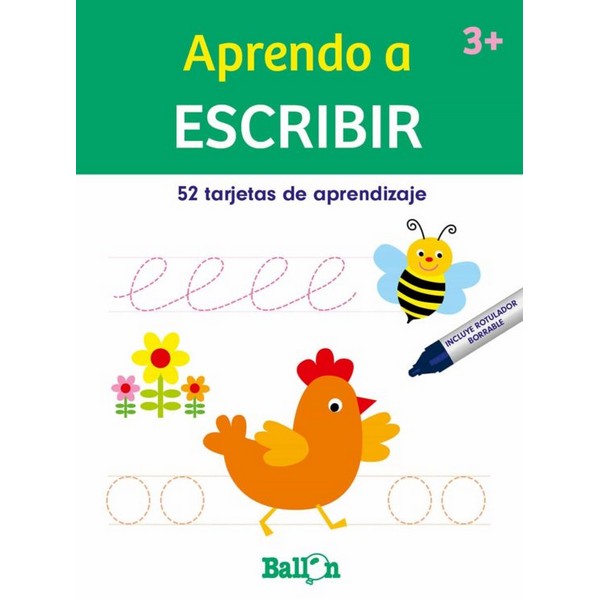 APRENDO A ESCRIBIR VARIOS AUTORES TARJETAS BORRABLES