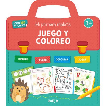 MI PRIMERA MALETA DE ACTIVIDADES JUEGO Y COLOREO +3