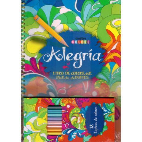 ALEGRIA LIBRO DE COLOREAR PARA ADULTOS