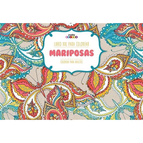 LIBRO XXL PARA COLOREAR MARIPOSAS