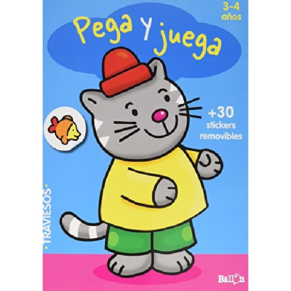PEGA Y JUEGA 3 A 4 AÑOS AZUL