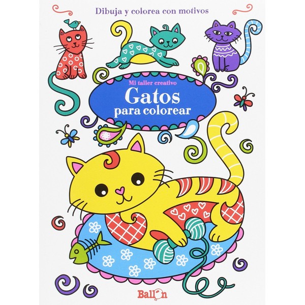 GATOS PARA COLOREAR MI TALLER CREATIVO