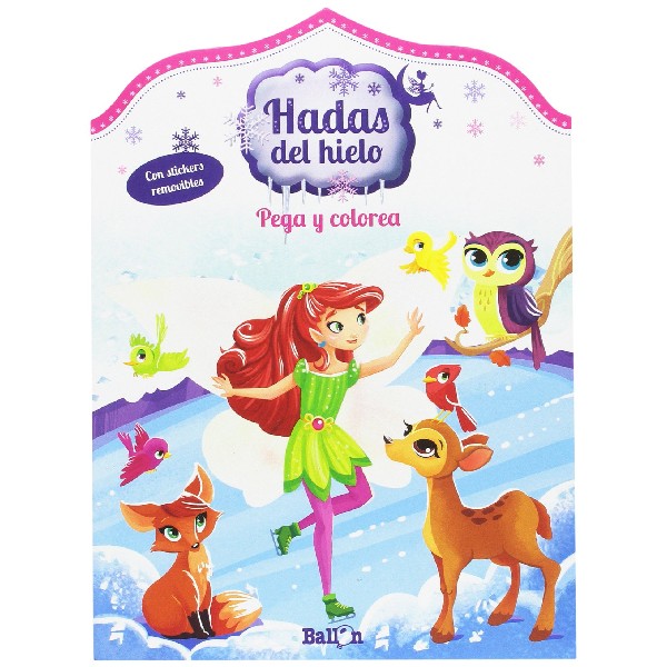 HADAS DEL HIELO PEGA Y COLOREA