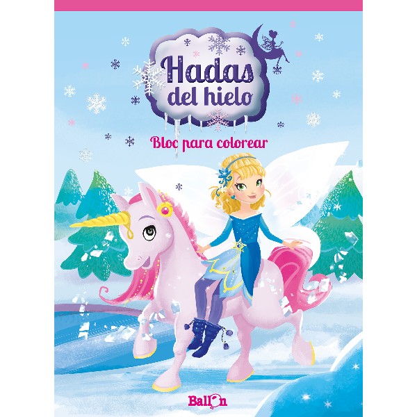 HADAS DEL HIELO BLOC PARA COLOREAR