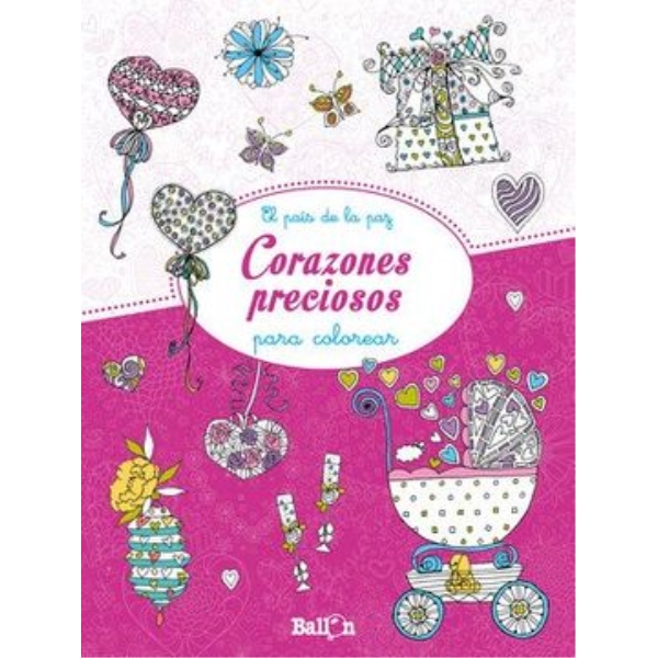 CORAZONES PRECIOSOS PARA COLOREAR