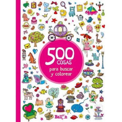 500 COSAS PARA BUSCAR Y COLOREAR ROSADO
