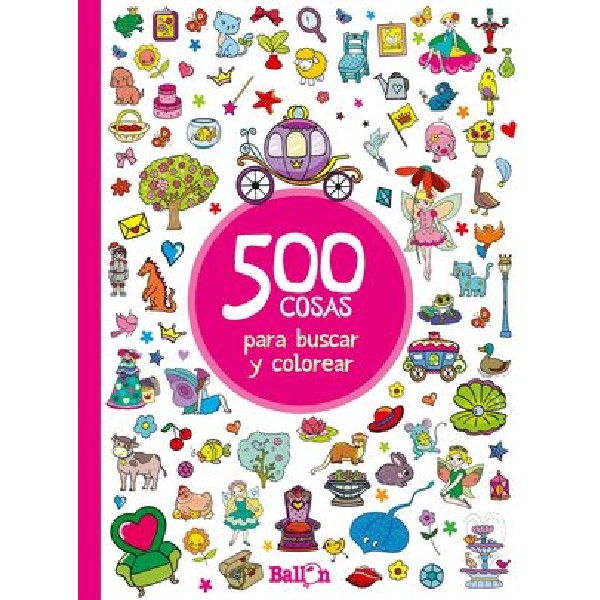 500 COSAS PARA BUSCAR Y COLOREAR ROSADO