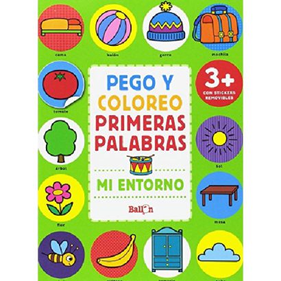 PEGO Y COLOREO PRIMERAS PALABRAS MI ENTORNO