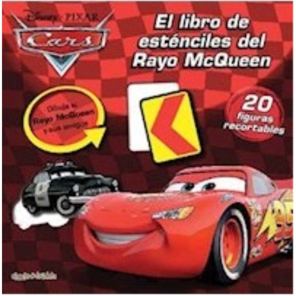 LIBRO DE ESTENCILES DEL RAYO MCQUEEN