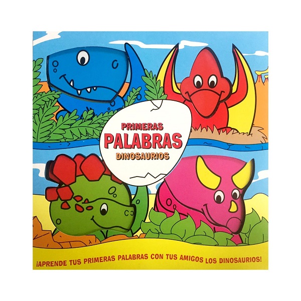 PRIMERAS PALABRAS DINOSAURIOS ESTUCHE 4 LIBROS
