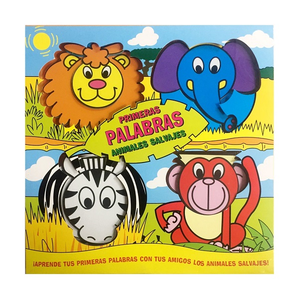 PRIMERAS PALABRAS ANIMALES SALVAJES ESTUCHE 4 LIBROS