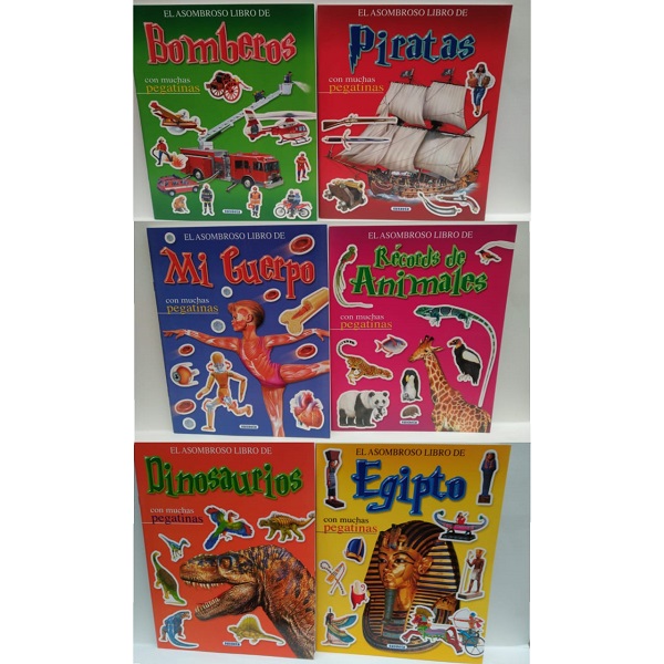 ASOMBROSO LIBRO DE (6 TITULOS)