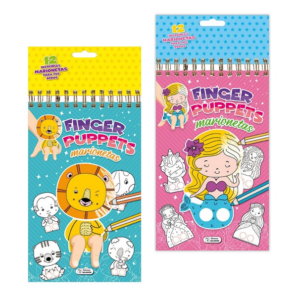 FINGER PUPPETS MARIONETAS DE DEDO 2 TITULOS